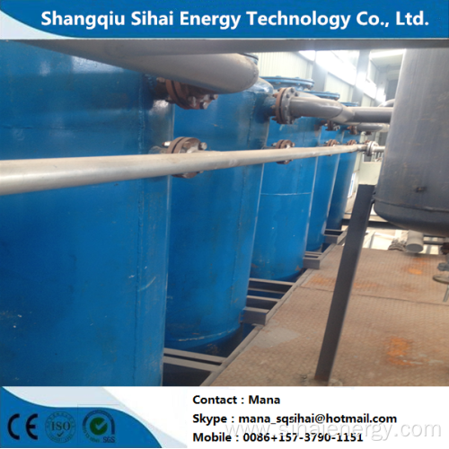 Pyrolysis plant for tire oil with CE ISO